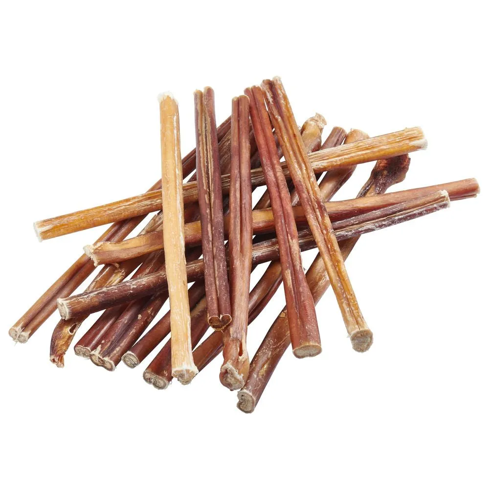 100% Natural Brazilian Bully Sticks - FDA and USDA Approved - 1 lb Bag