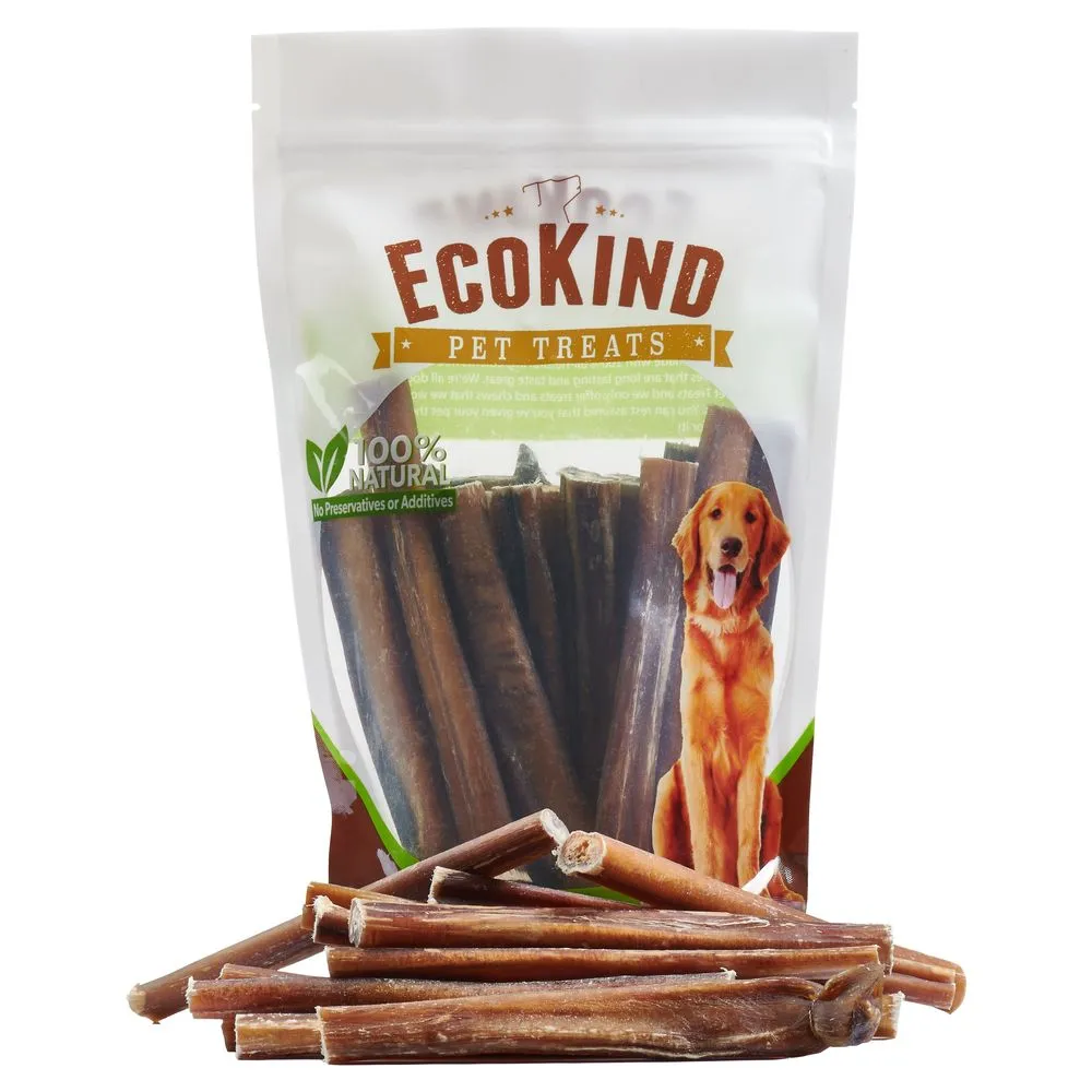 100% Natural Brazilian Bully Sticks - FDA and USDA Approved - 1 lb Bag