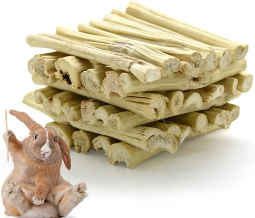 150g Rabbit Chew Toys, Rabbit treats made from natural sweet bamboo, Keep clean teeth and healthy gums, best bunny chew toys for Rabbits, Hamsters, Chinchillas, Guinea Pigs, bunny, Squirrels ect