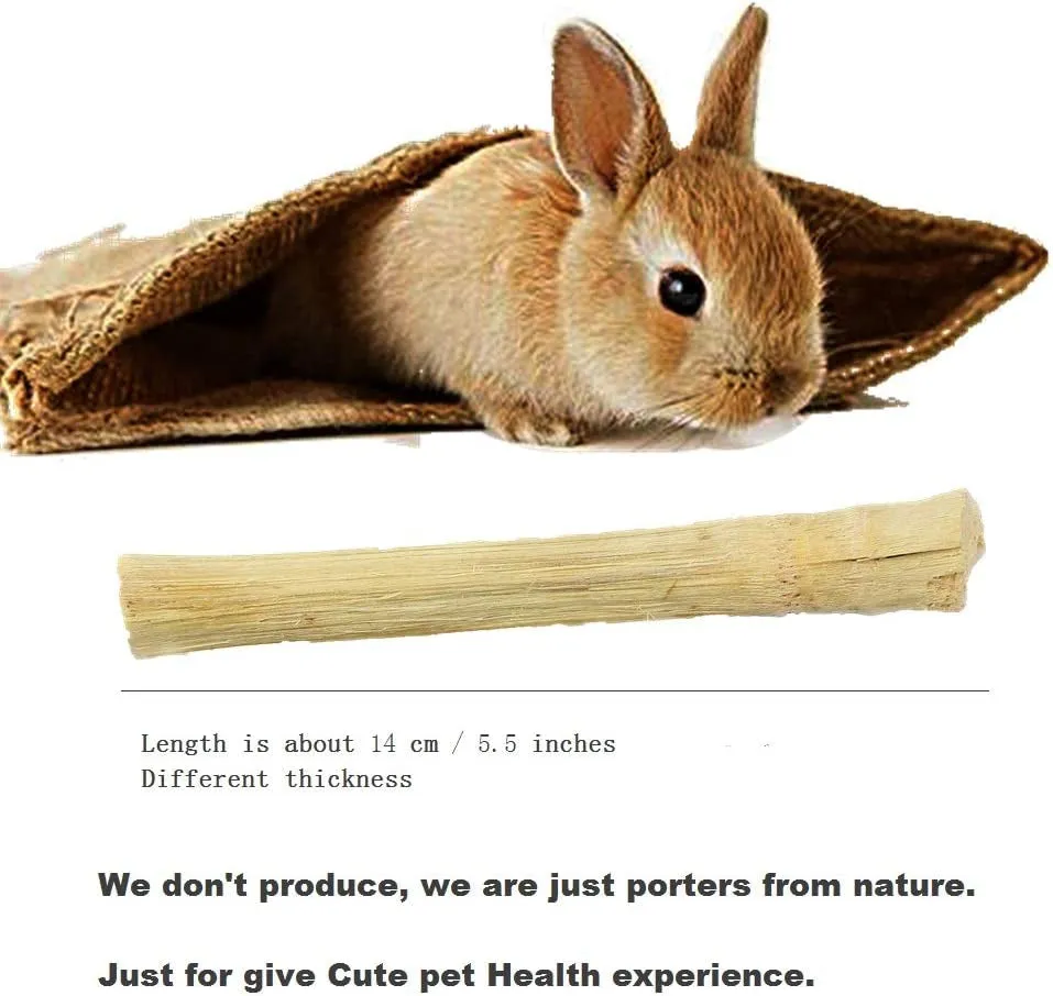 150g Rabbit Chew Toys, Rabbit treats made from natural sweet bamboo, Keep clean teeth and healthy gums, best bunny chew toys for Rabbits, Hamsters, Chinchillas, Guinea Pigs, bunny, Squirrels ect