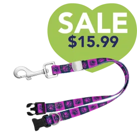 24" Polyester Loop Purple Checkers by Groom Loop