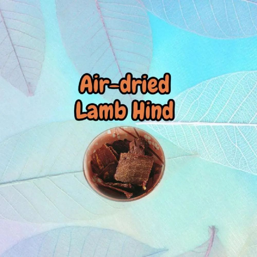 Air dried Pet Treats Dehydrated Lamb Hind