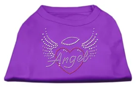 Angel Heart Rhinestone Dog Shirt Purple XXL (18) Angel Heart Rhinestone Dog Shirt Purple XXL (18)