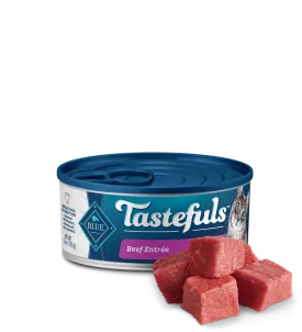 Blue Buffalo Adult Tastefuls Beef Entrée Pate Cat Wet Food
