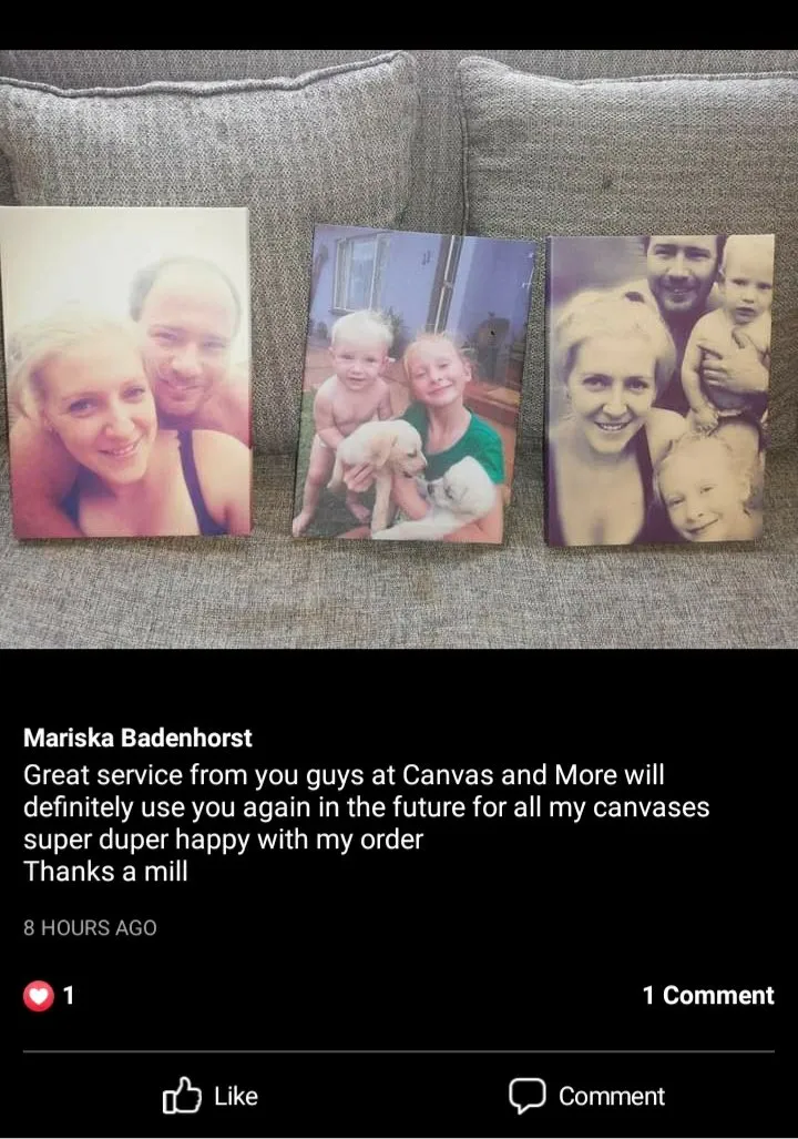 Buy one A4 Canvas, Get two FREE! (Total 3 x A4!)