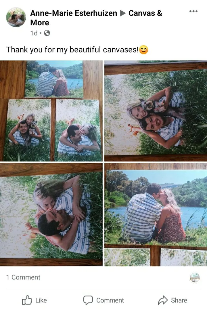 Buy one A4 Canvas, Get two FREE! (Total 3 x A4!)