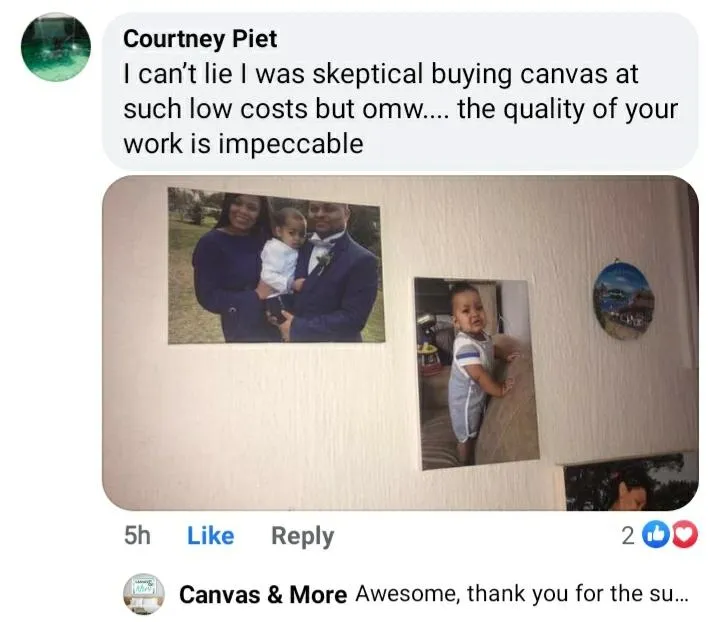 Buy one A4 Canvas, Get two FREE! (Total 3 x A4!)