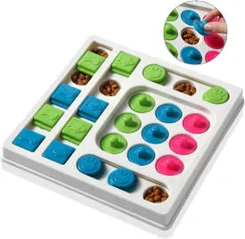 Cat Puzzle Feeder Cat Puzzle Toy Interactive Cat Slow Feeder Kitten Toys Maze Puzzle Hidden Food Pet FeederCat Toys for Bored Indoor Adult Cats