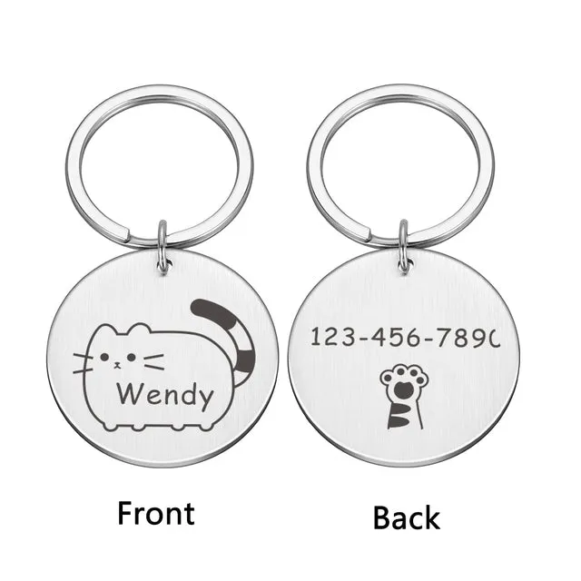 Customized Collar Tags Necklaces ID Harness