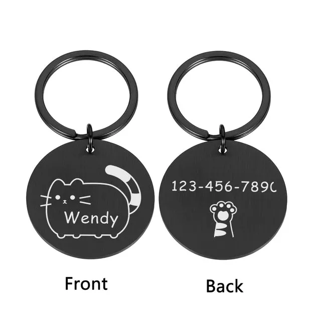 Customized Collar Tags Necklaces ID Harness