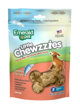 Emerald Pet Little Chewzzies Salmon Recipe Dog Treats