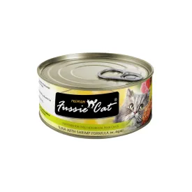 Fussie Cat Premium Tuna & Shrimp Canned Food 2.8oz Fussie Cat Premium Tuna & Shrimp Canned Food 2.8oz