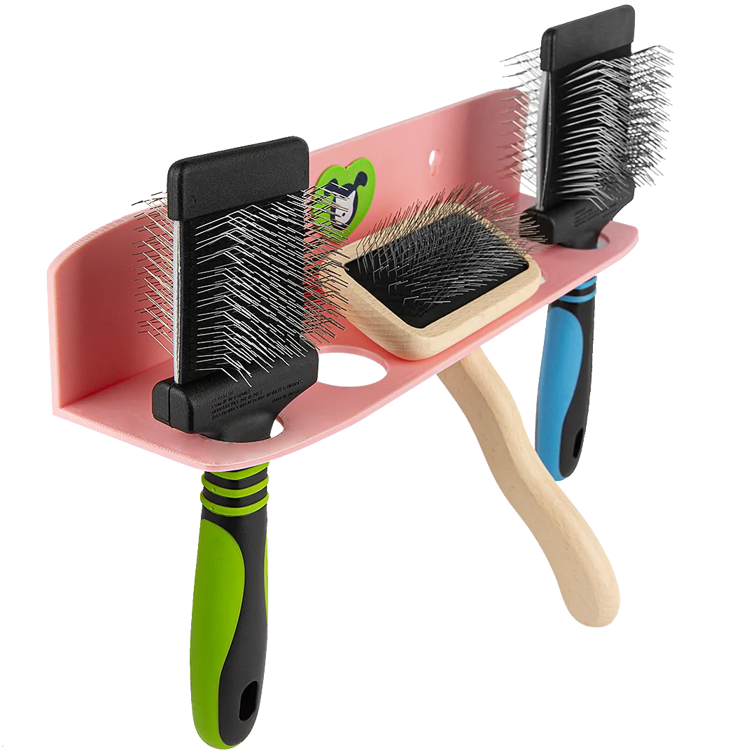 Hanging Brush Holder Pink by PetStore.Direct