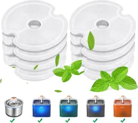iPettie Water Fountain Carbon Filters for Neverland Cat Water Fountain and Stainless Steel Cat Drinking Fountain, IP-670-F8, 8 Packs
