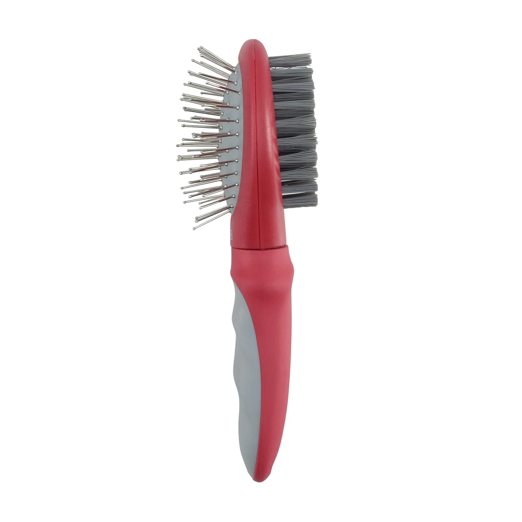 Le Salon Essentials Dog Bristle-Steel Pin Combo Brush - Small