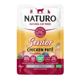 Naturo Cat Paté - Grain Free Chicken - Senior - 85g Naturo Cat Paté - Grain Free Chicken - Senior - 85g
