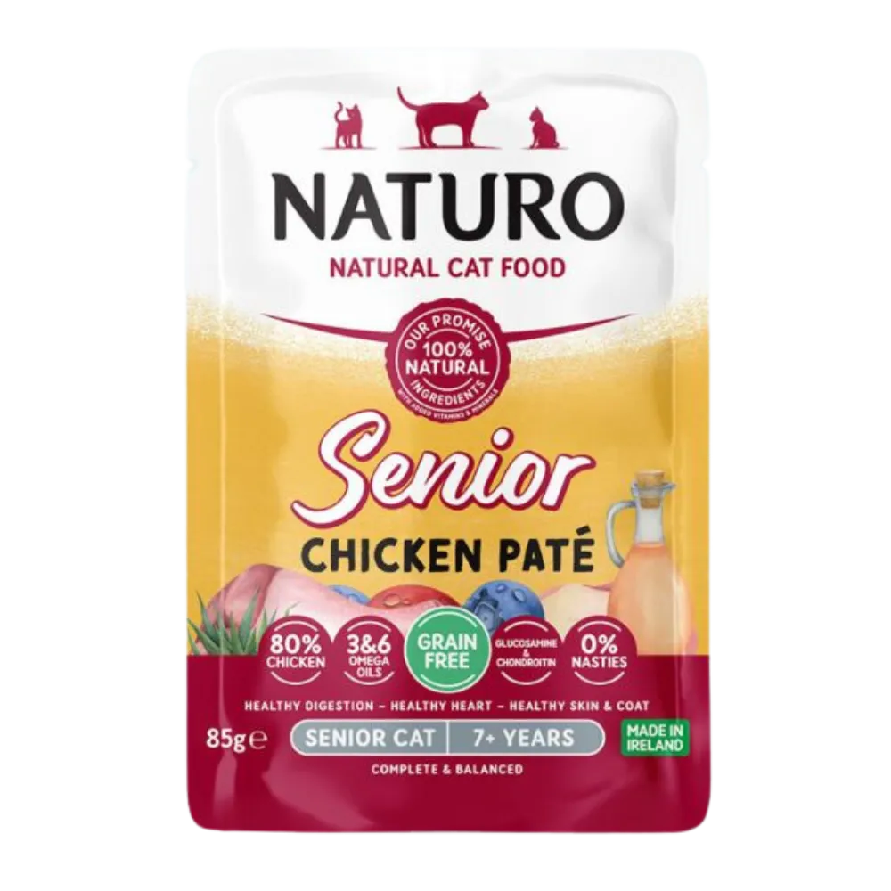 Naturo Cat Paté - Grain Free Chicken - Senior - 85g
