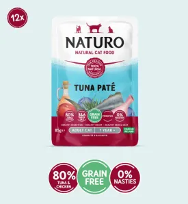 Naturo | Wet Cat Food | Tuna Pate Pouch - 85g