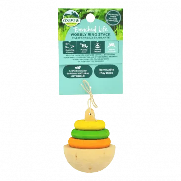 Oxbow Wobbly Ring Stack Small Pet Treat