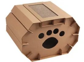 PAWISE  2 in 1 ScratcherHouse  51*38*35.5cm