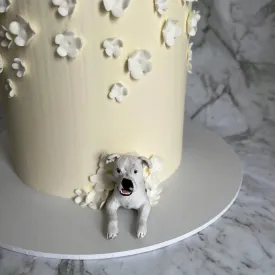Peeking custom pet wedding cake topper Peeking custom pet wedding cake topper