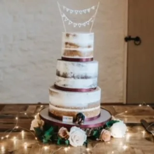 Peeking custom pet wedding cake topper