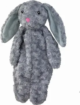 Petlou Stuffingless Floppy Plush Dog Toys with Durable Squeak and Crinkle Paper Dog Chew Toys for Large Dogs and Medium Dogs (Gray, 19 Inch Floopy Rabbit 2) Petlou Stuffingless Floppy Plush Dog Toys with Durable Squeak and Crinkle Paper Dog Chew Toys for Large Dogs and Medium Dogs (Gray, 19 Inch Floopy Rabbit 2)
