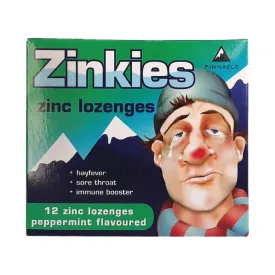 Pinnacle Zinkies Peppermint 12 Lozengers Pinnacle Zinkies Peppermint 12 Lozengers