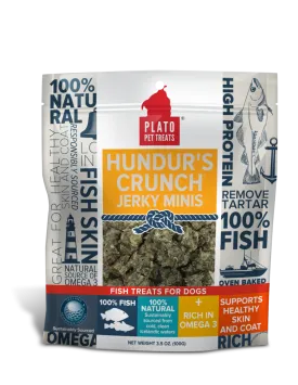 Plato Hundur’s Crunch Jerky Minis Fish Dog Treats