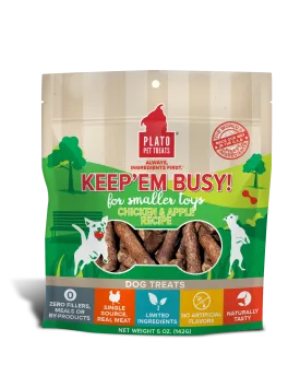 Plato Keep’Em Busy Chicken & Apple for Smaller Toys