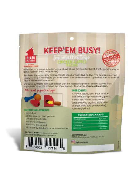 Plato Keep’Em Busy Chicken & Apple for Smaller Toys