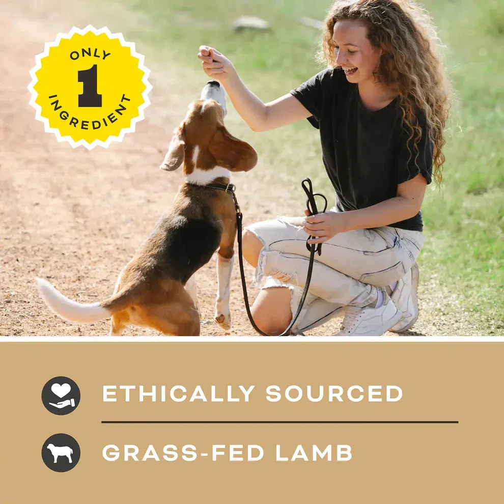 Primal Pet Foods Let’s All Get a Lung Dehydrated Dog Treats Lamb Recipe