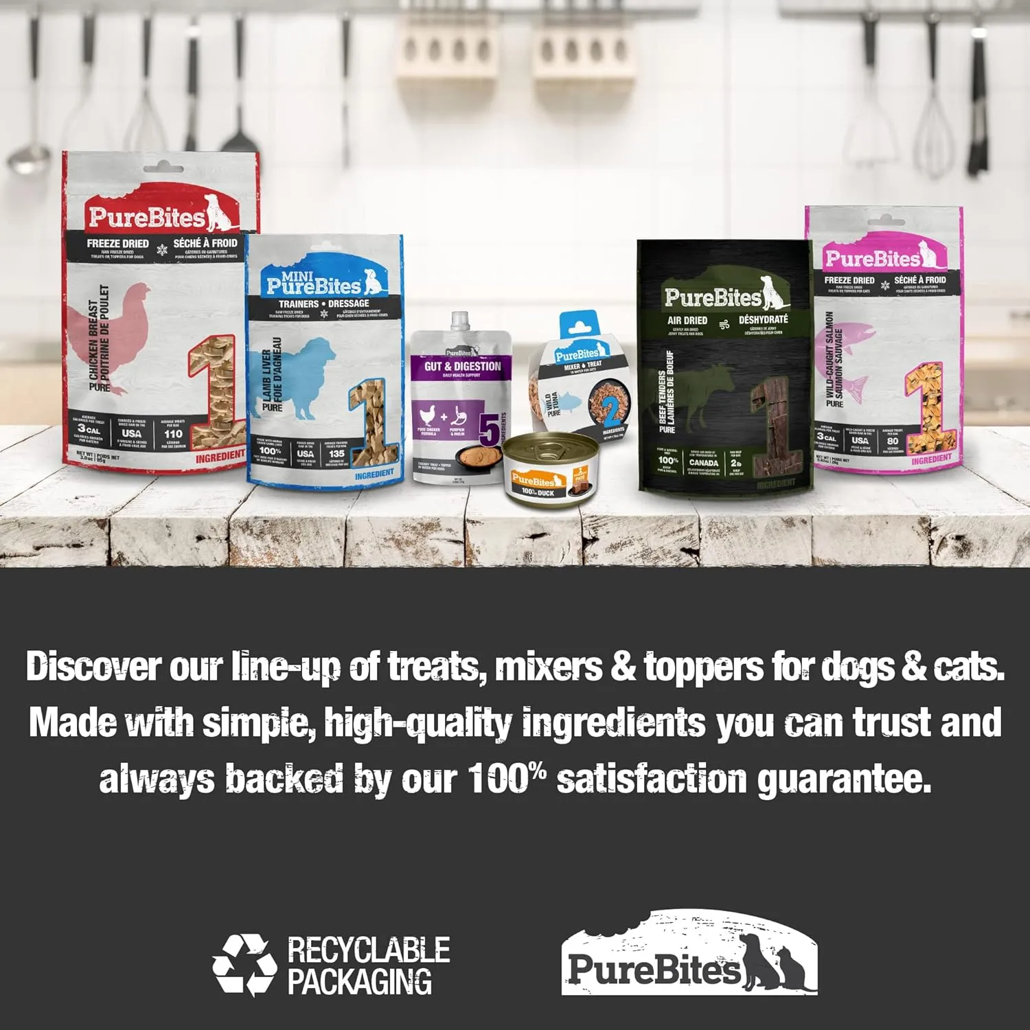 PureBites 100% Pure Chicken & Pumpkin Pate Cat Treat, Single 2.5oz can, only 2 Ingredients, case of 12