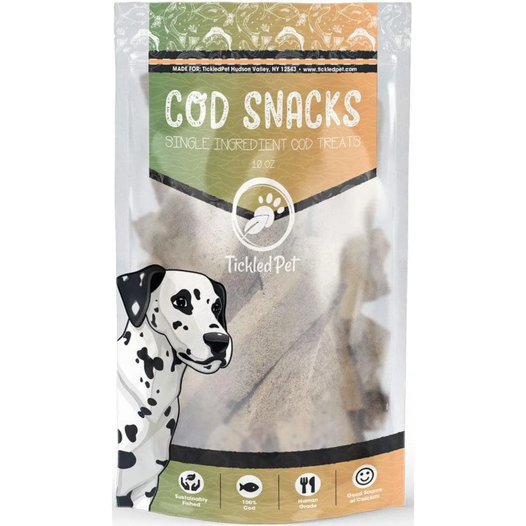 Tickled Pet Cod Snacks 10oz
