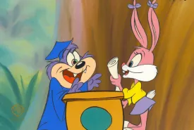 Tiny Toons Original Production Cel: Babs Bunny and Dizzy Devil