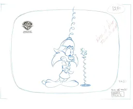 Tiny Toons Original Production Drawing: Furrball